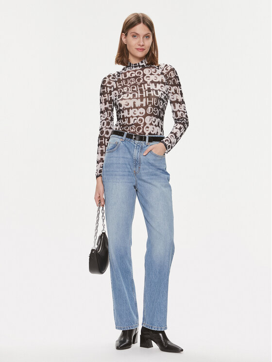 HUGO Hugo Jeansy Gilissi 50508188 Niebieski Relaxed Fit