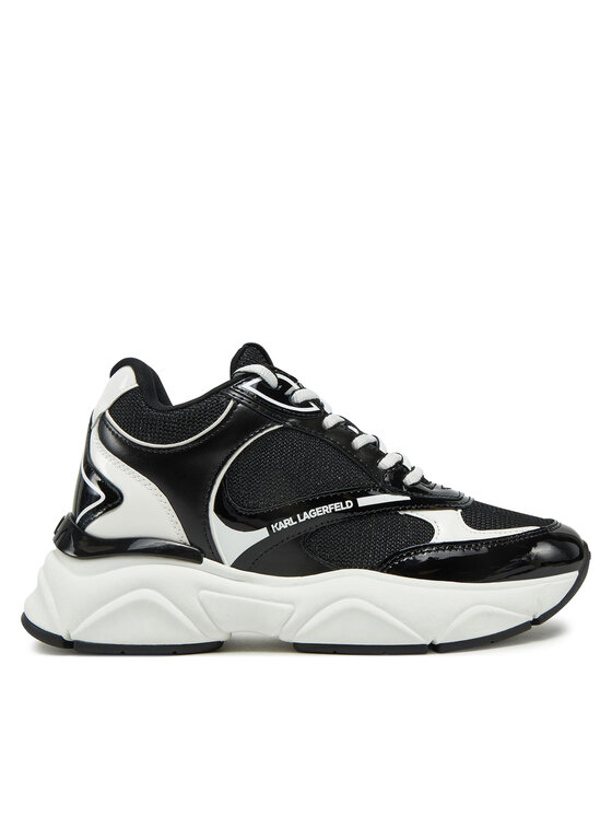 KARL LAGERFELD KARL LAGERFELD Sneakersy Komet Wedge KL65724A Černá