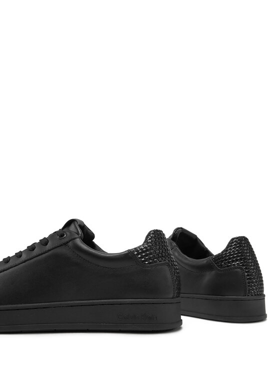 Calvin Klein Calvin Klein Sneakers Low Top Lace Up Woven HM0HM01767 Negru