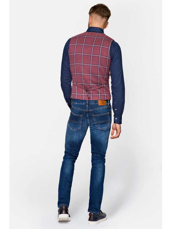 Lancerto Lancerto Kamizelka Haifa Czerwony Regular Fit
