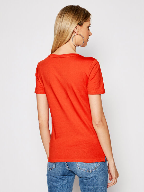 T-shirt Icon W1RI25 I3Z00 Rosso Regular Fit