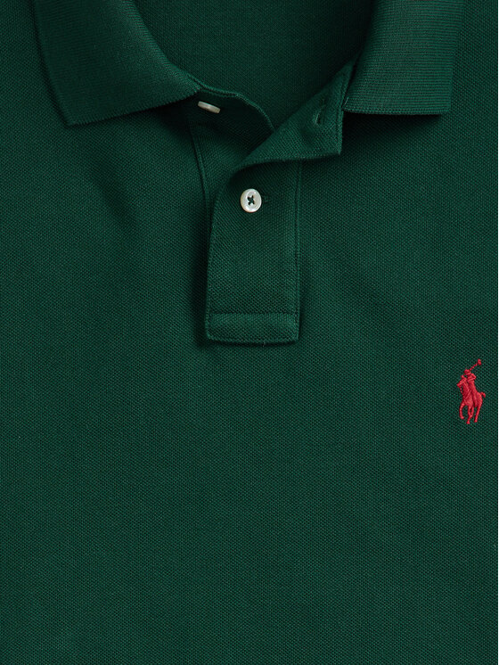 Polo Ralph Lauren Polo Ralph Lauren Polo majica Core Replen 710782592 Zelena Custom Slim Fit