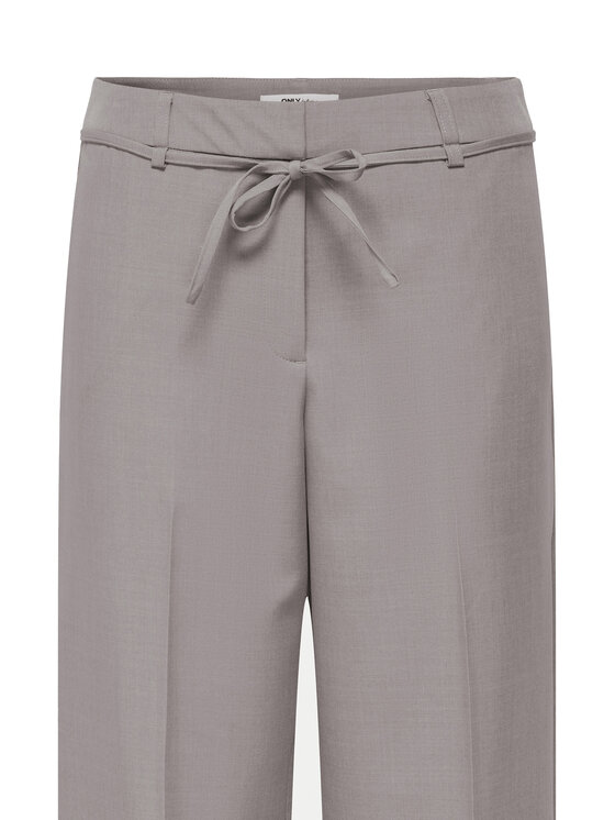 ONLY ONLY Spodnie materiałowe Marine 15338350 Szary Straight Fit