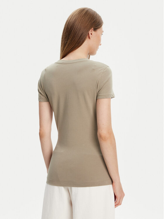 Guess Guess T-Shirt W5YI08 J1314 Zielony Regular Fit