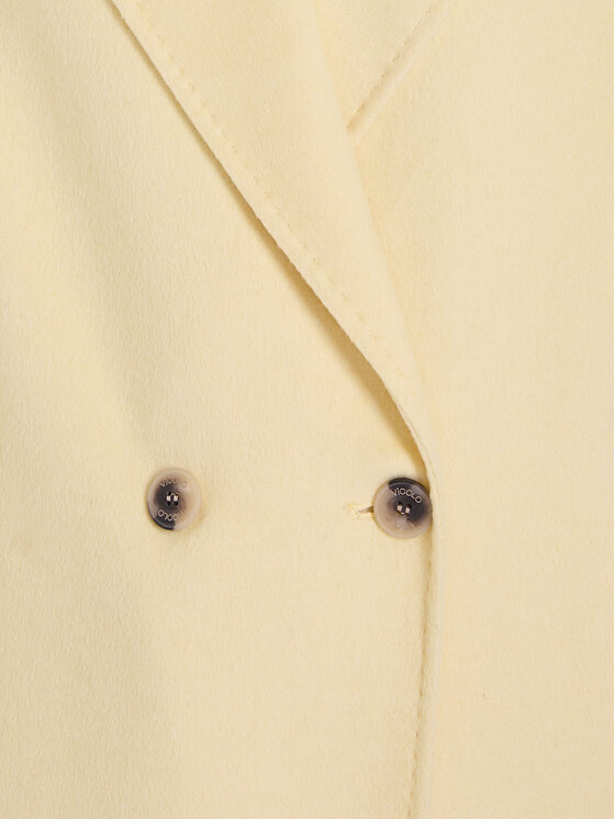 ViCOLO ViCOLO Villane mantel TF0003 Kollane Regular Fit