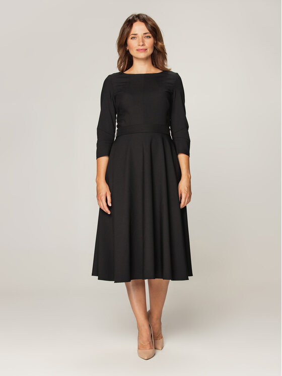 Willsoor Willsoor Sukienka koktajlowa 67350 Czarny A-Line Fit