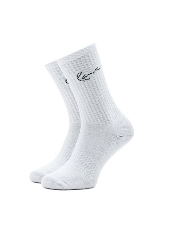 Karl Kani Karl Kani 3er-Set hohe Herrensocken Signature 3003748 Weiß