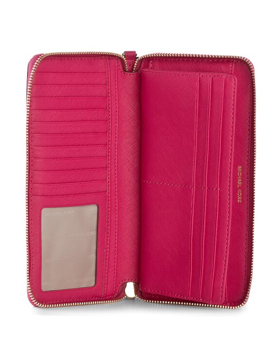 MICHAEL Michael Kors Portefeuille femme grand format Jet Set Travel 32S5GTVE9L Rose Modivo