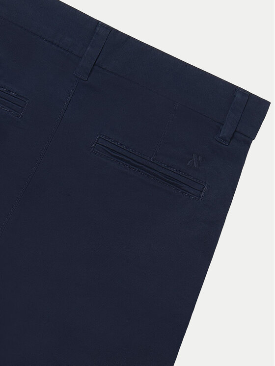 Mayoral Mayoral Hlače iz tkanine 530 Mornarsko modra Slim Fit