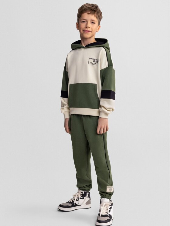 minoti minoti Zestaw 29FLEECE263 Khaki Regular Fit