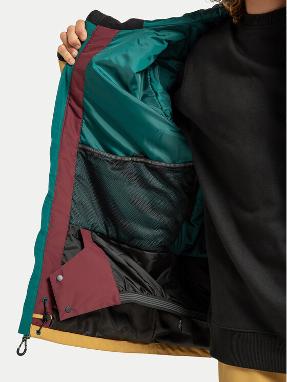 DC Shoes DC Shoes Skijaška jakna Defiant ADYTJ03089 Tamnocrvena Regular Fit