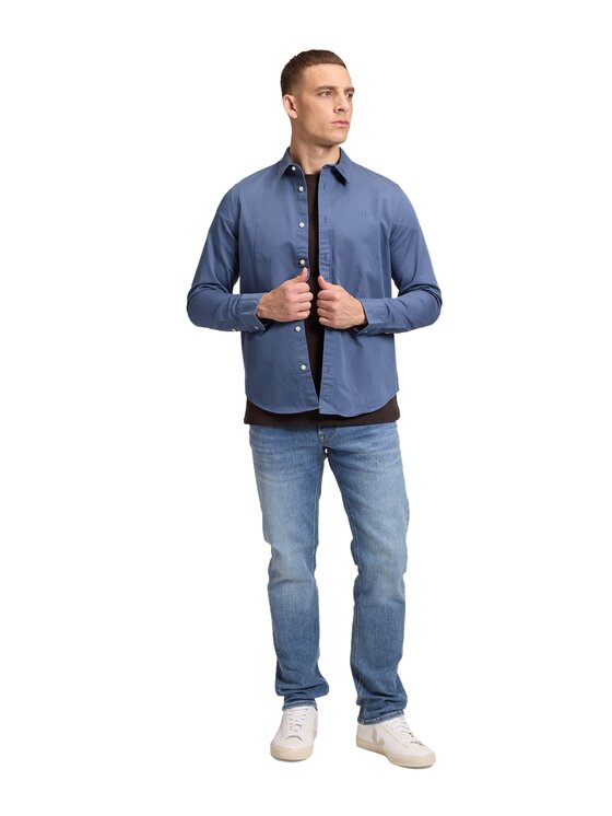 Lee Lee Koszula 112386413 Niebieski Regular Fit