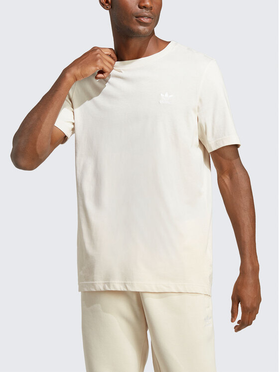 adidas adidas T-krekls Trefoil Essentials T-Shirt IA4871 Bēšs Regular Fit
