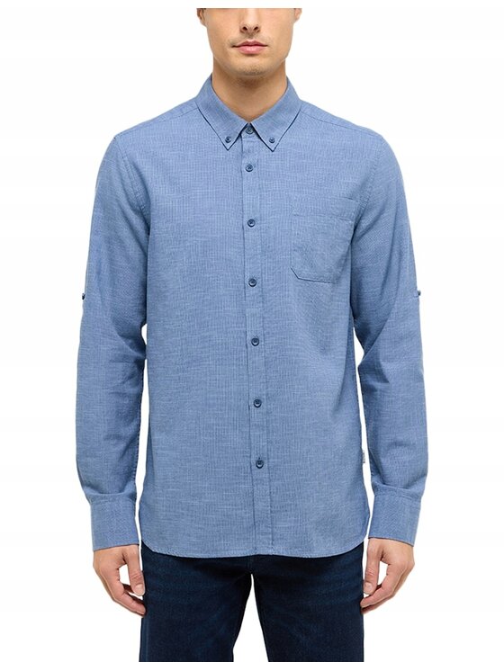 Mustang Mustang Camicia Style Rawlins Blu Slim Fit