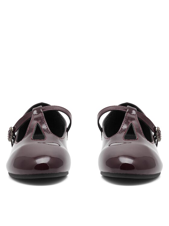 Nelli Blu Nelli Blu Balerinke CM221210-1 Bordo rdeča