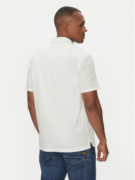 Tommy Jeans Tommy Jeans Koszula DM0DM20895 Écru Regular Fit