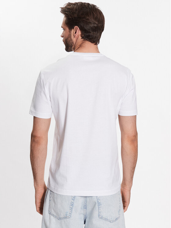 Calvin Klein Calvin Klein Marškinėliai Smooth K10K110589 Balta Regular Fit