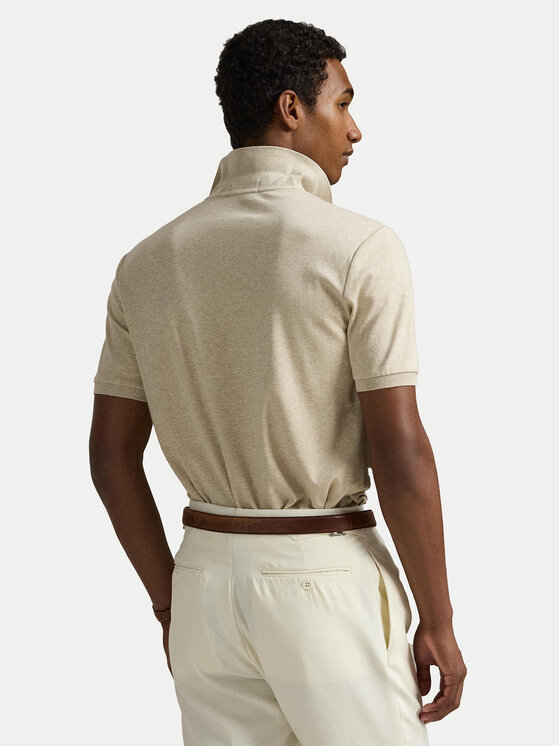 Polo Ralph Lauren Polo Ralph Lauren Polo marškinėliai 710704319080 Smėlio Slim Fit