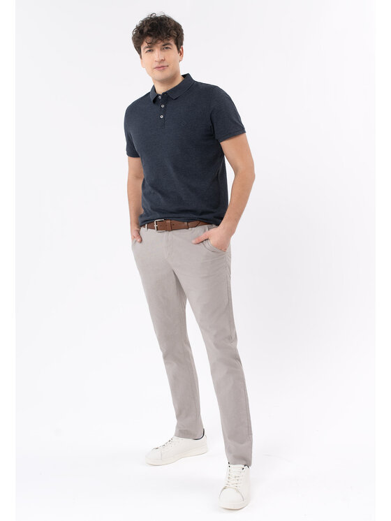 Volcano Volcano Polo O-CHASE Granatowy Regular Fit