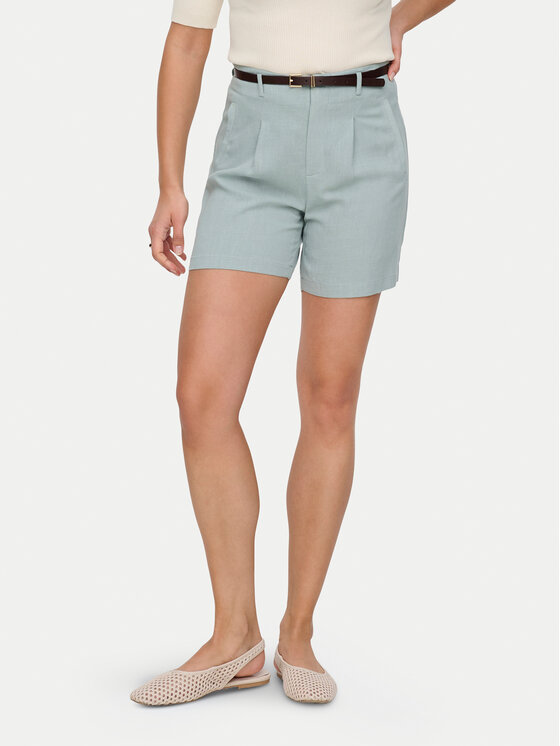ONLY Pantalon scurți din material Siesta 15367413 Turcoaz Regular Fit