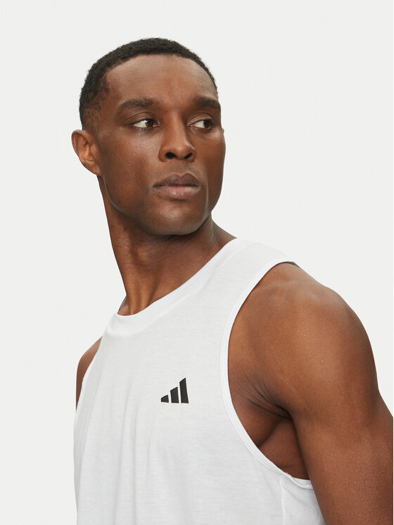 adidas adidas Tank-Top Train Essentials Feelready Training Tank Top IC6947 Weiß Slim Fit