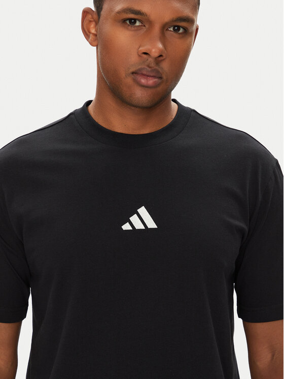 adidas adidas T-Shirt Essentials Small Logo JE9024 Černá Regular Fit