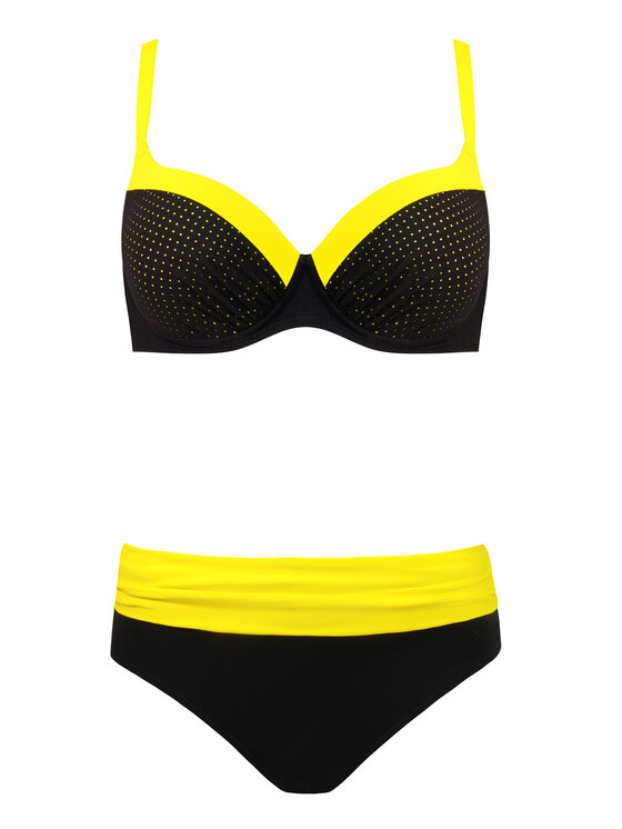 Miss Lou Miss Lou Bikini ML007 Nero
