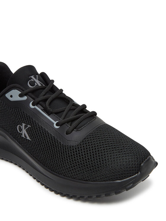 Calvin Klein Jeans Calvin Klein Jeans Sneakersy Eva Runner L-Up Mix Mesh Logo Ck YW0YW01851 Czarny