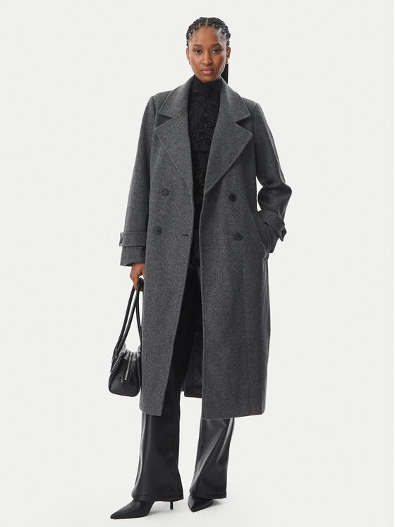 Vero Moda Vero Moda Palton de iarnă Eva 10348666 Gri închis Regular Fit