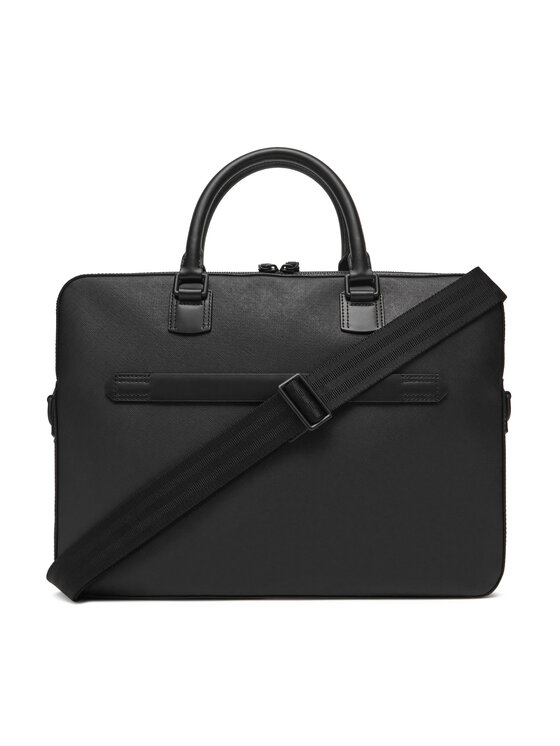 Tommy Hilfiger Tommy Hilfiger Nešiojamo kompiuterio krepšys Th Business Leather Comp Bag AM0AM13214 Juoda