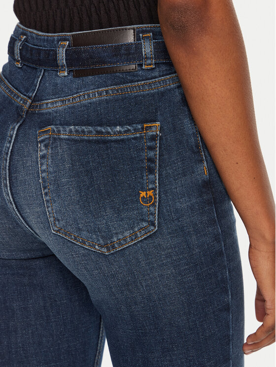 PINKO Pinko Jeans hlače Pjz Lavaggio 100161 A22E Mornarsko modra Skinny Fit