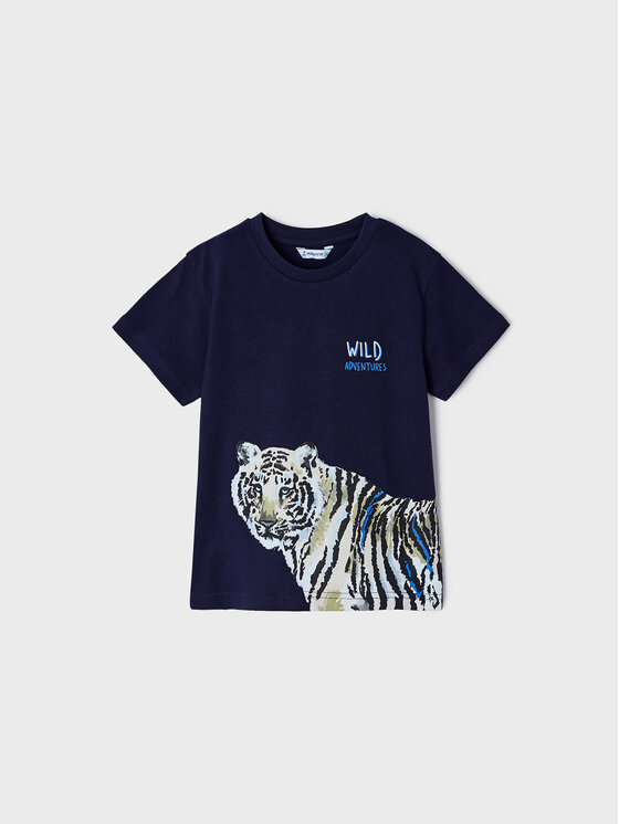 Mayoral Mayoral T-särk 3007 Tumesinine Regular Fit