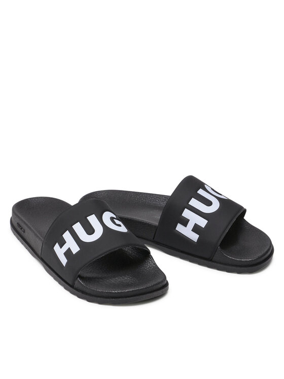 HUGO Hugo Šľapky Match 50471366 10224398 01 Čierna