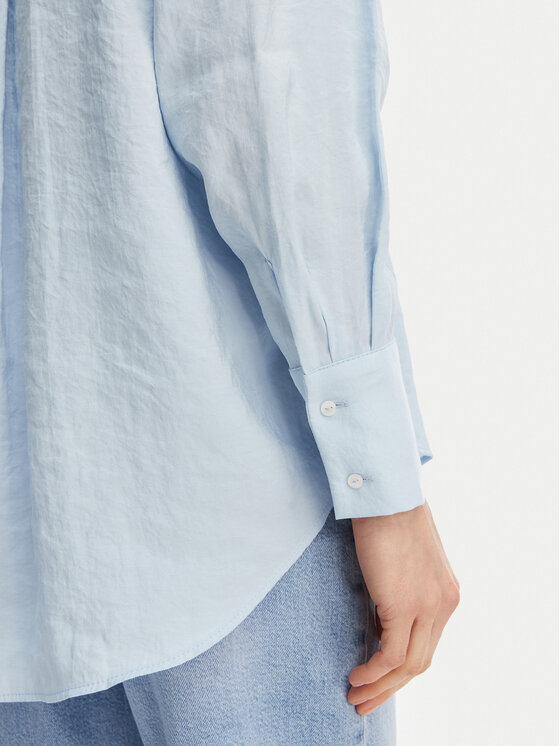 ONLY ONLY Риза Zazima 15272523 Светлосиньо Oversize