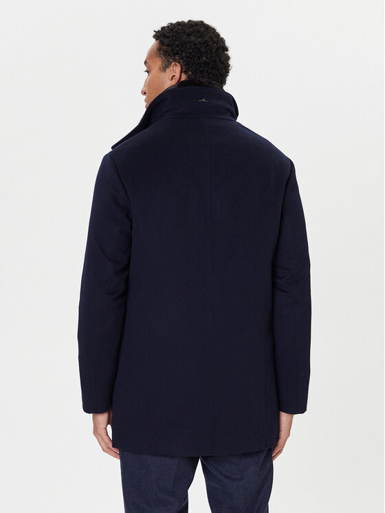 Paul&Shark Paul&Shark Cappotto di lana 15312418 Blu scuro Regular Fit