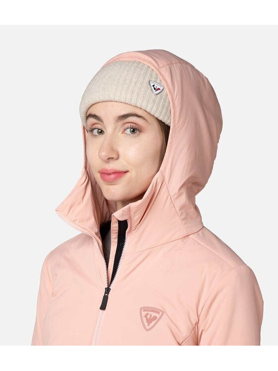 Rossignol Rossignol Kurtka przejściowa W Opside Hoodie Jkt Różowy Regular Fit