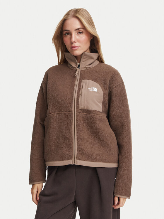 The North Face The North Face Fleecejacke Yumiori Off-Peak NF0A8EUZ Hellbraun Relaxed Fit