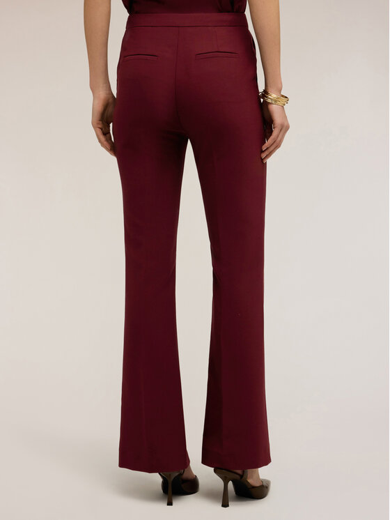 Motivi Motivi Pantaloni di tessuto P045Q004385N036 Bordeaux Flare Fit