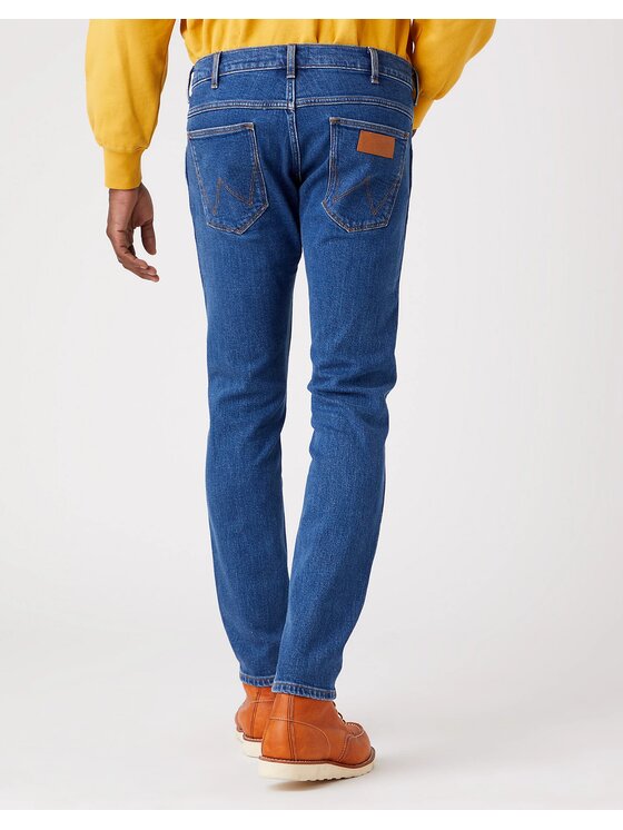 Wrangler Wrangler Jeansy BRYSON Niebieski Skinny Fit