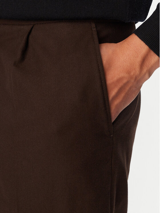 BOSS BOSS Chino-püksid H-Perino 50572014 Tumepruun Tapered Fit