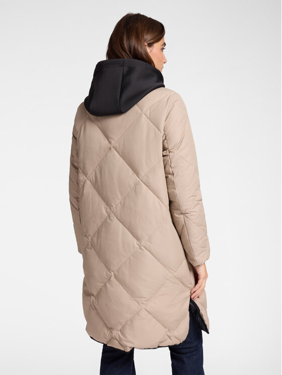 Elena Mirò Elena Mirò Giubbotto piumino F891P000144N002 Écru Regular Fit