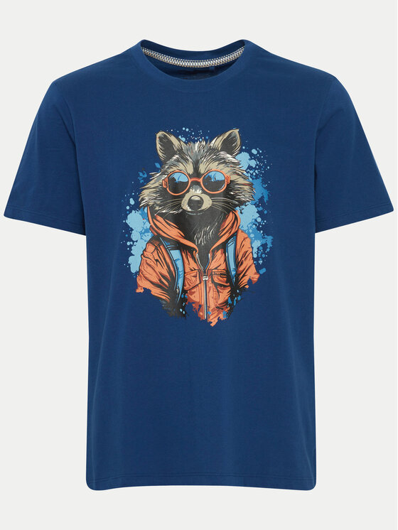 Blend Blend T-Shirt 20717754 Niebieski Regular Fit