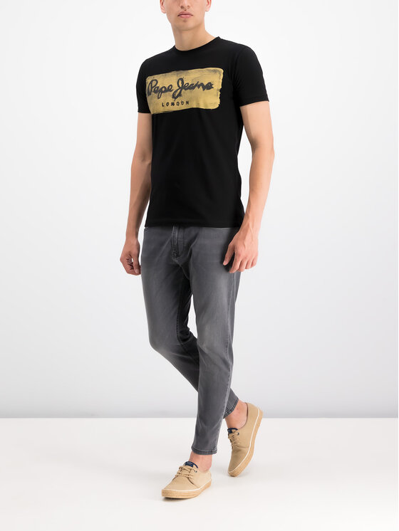 Pepe Jeans Pepe Jeans Jeans Johnson PM204385 Schwarz Relaxed Fit