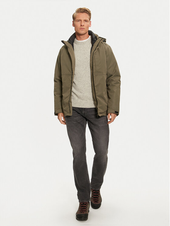 CMP CMP Зимно яке 33Z1577D Зелен Regular Fit