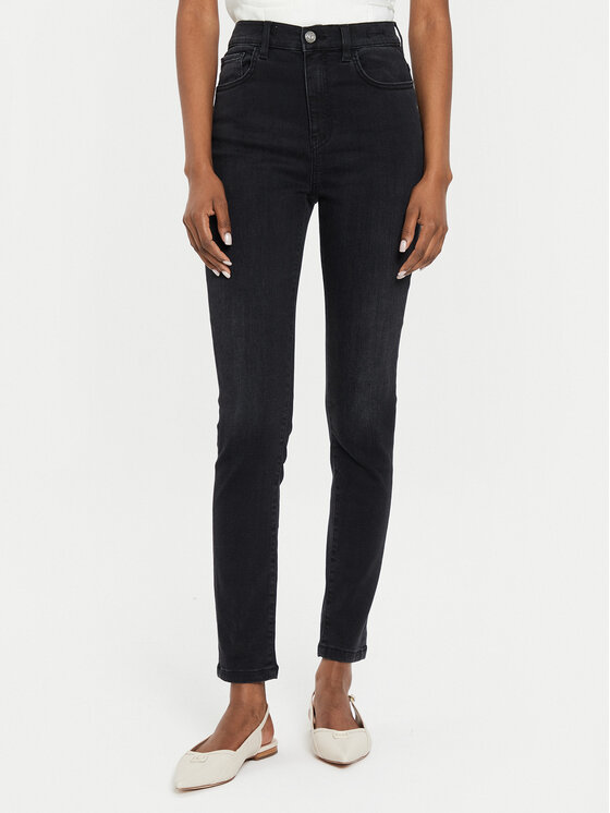 Marella Džinsi 2423186114 Melns Skinny Fit