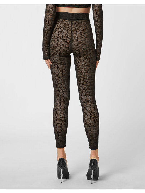 PHILIPP PLEIN PHILIPP PLEIN Legíny 3491 Čierna Skin Tight Fit