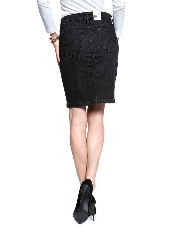 Lee Lee Minigonna PENCIL SKIRT Blu Regular Fit