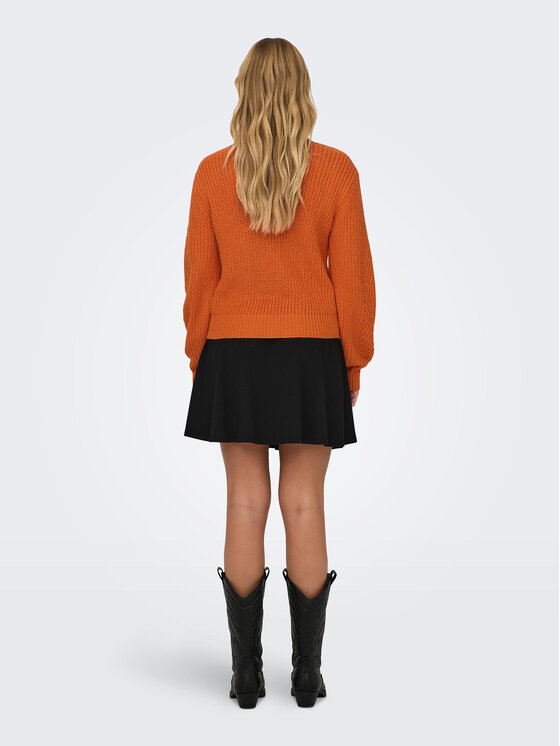 JDY JDY Rollkragenpullover Justy 15305467 Orange Regular Fit