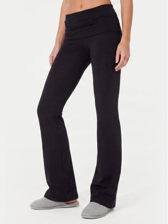 BASICLO BASICLO Spodnie materiałowe W-1321-99 Czarny Regular Fit