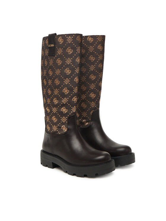 Guess Guess Ботуши FLFYNN FAL11 Кафяв